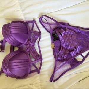 Honey Birdette Violet Mesh Lingerie